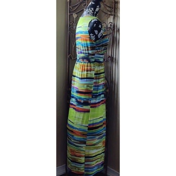 Mlle Gabrielle Sleeveless Maxi Dress Size M - Picture 12 of 12